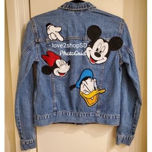 disney jean jacket zara